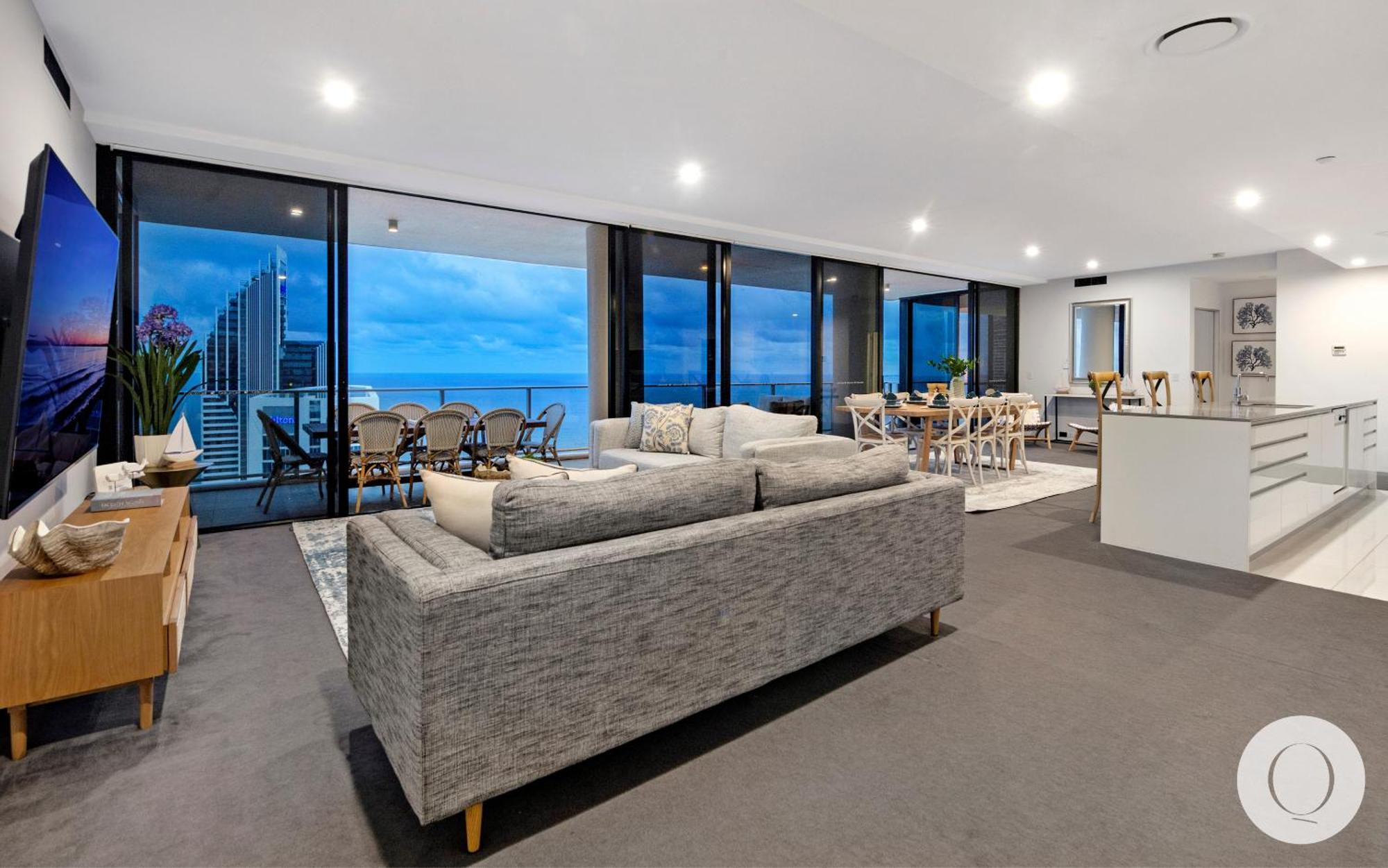 5 Bedroom Executive Sub Penthouse In The Heart Of Surfers With Full Ocean Views - Sleeps 12 - Circle On Cavill Amazing!! ゴールドコースト エクステリア 写真